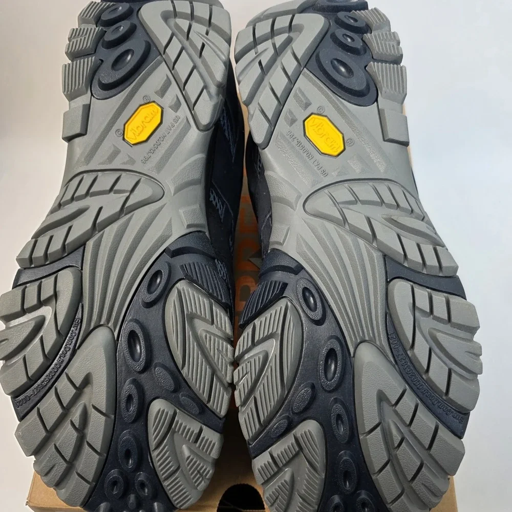 NEW Merrell Men's Moab 2 GTX Hiking Shoes Gore-Tex‎ Size 12M in Navy Marine #874